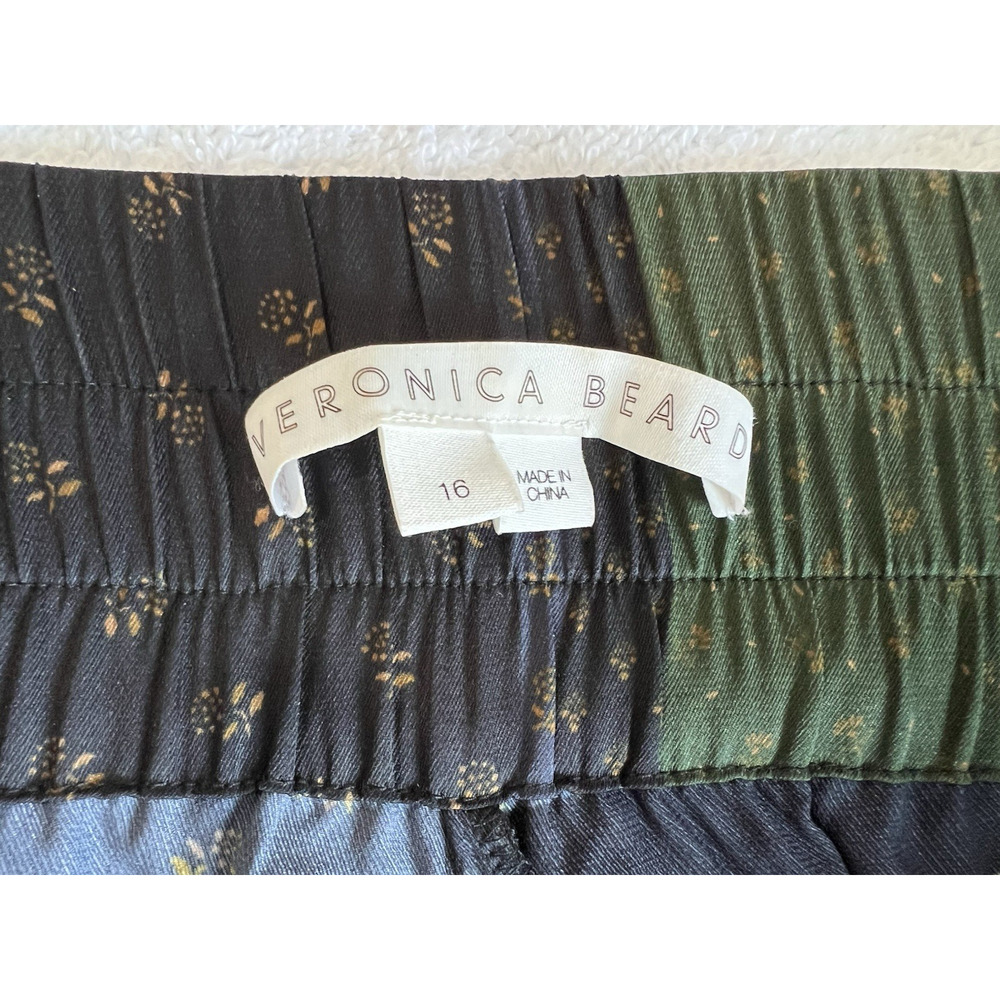 Veronica Beard Avamere Patchwork effect track jogger Pants,2 pockets Size 16 - Picture 7 of 13